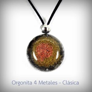 Ultra Orgonita Colgante 4 Metales