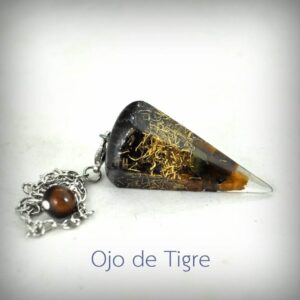 Péndulo de Orgonita / Radionita Extra Grande Gemas