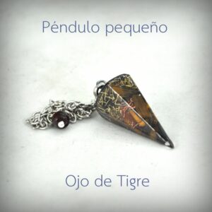 Péndulo de Orgonita / Radionita Pequeño con Gemas